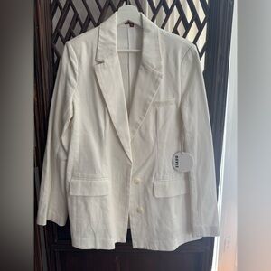 STAUD Maxwell Blazer in White